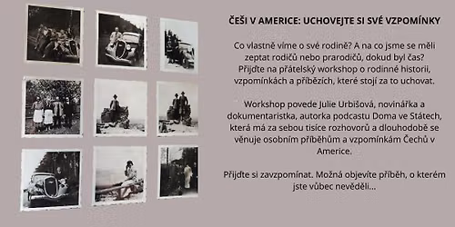 \u010ce\u0161i v Americe: Uchovejte si sv\u00e9 vzpom\u00ednky
