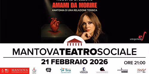 Roberta Bruzzone "Amami da morire" @ Mantova, Teatro Sociale - 21 febbraio 2026
