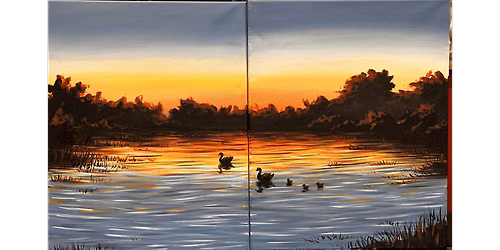Sunset Swim Date Night - Paint and Sip in Chicago | Classpop!\u2122