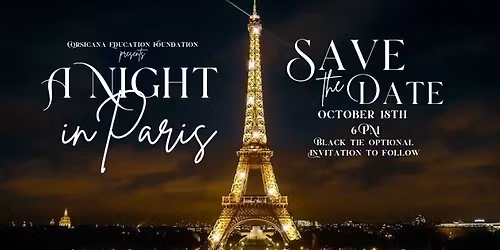 Corsicana Education Foundation 13th Annual Gala 'A Night in Paris'
