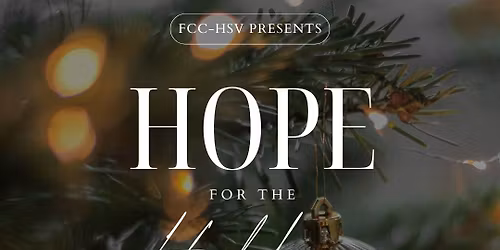 Lunch and Learn: Hope for the Holidays: Surviving Grief When Everyone Else is Suffering