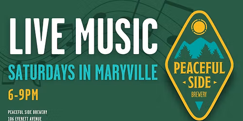 LIVE MUSIC! Every Saturday - Peaceful Side Brewery