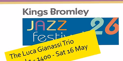 Jazz Fest26 - Band 1 - The Luca Gianassi Trio