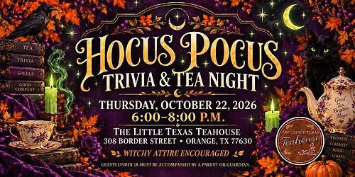 Witchy Tea & Trivia Night
