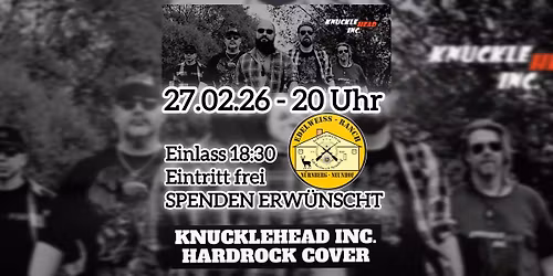 KNUCKLEHEAD INC Live Musik Event-Ranch N\u00fcrnberg Neunhof