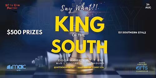 King of The South Poetry Slam at Coffee Underground