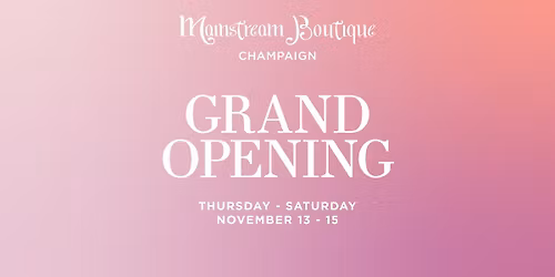 Grand Opening ! 