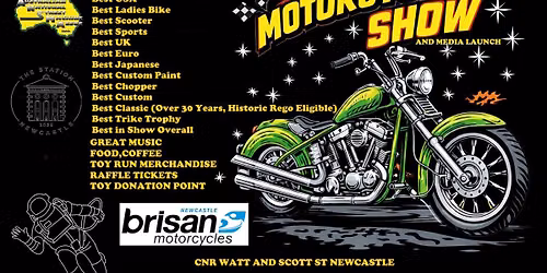 2026 Newcastlle Toy Run Bike Show and Media Launch