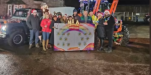 Shakes on the rocks Christmas tractor run 2025 \ud83c\udf84\ud83d\udc96