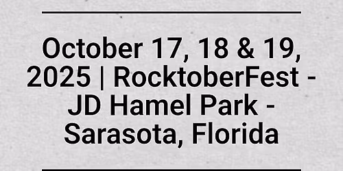 Rocktoberfest 2025