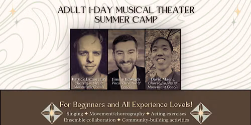 Adult 1-Day Musical Theater Summer Camp