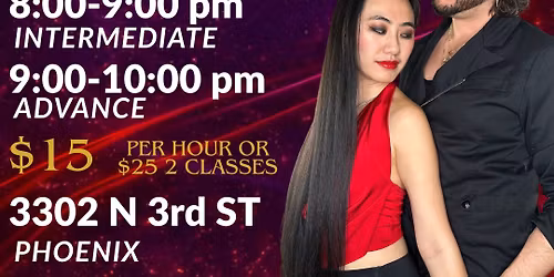 Bachata Tuesdays in Phoenix | Clases de Bachata en Phoenix (Beginner\u2013Advanced)