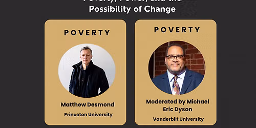In Conversation with Matthew Desmond at Newmark Theatre