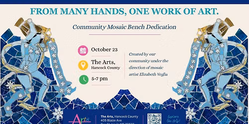 Community Mosaic Bench Dedication