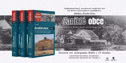 K\u0159est knihy Ji\u0159\u00edho Padev\u011bta Zanikl\u00e9 obce