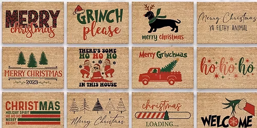 Winter\/Holiday Doormat Sip & Paint at Blue Monkey!