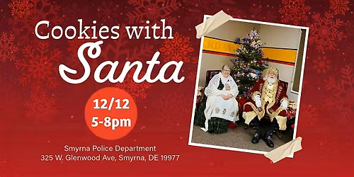 Cookies with Santa at Smyrna PD