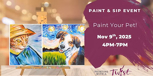 Paint Your Pet... Van Gogh Edition!