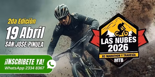 Carrera XC Marathon y Traves\u00eda de MTB Las Nubes, San Jos\u00e9 Pinula