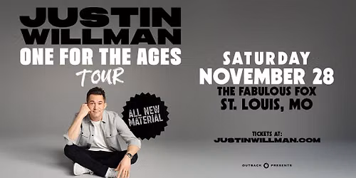 Justin Willman: One For the Ages Tour