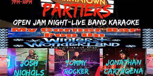 Parmatown Partiers Host Jam Night\/Live Band Karaoke In A Winter Wonderland Pop Up Bar\u2744\ufe0f\u2603\ufe0f