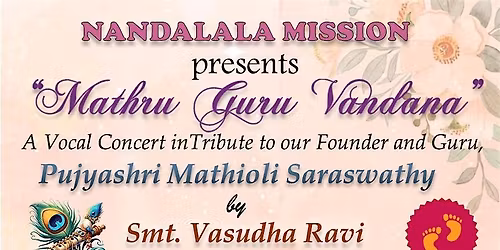 Nandalala Mission presents Mathru Guru Vandana