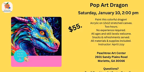 Dragon Pop Art