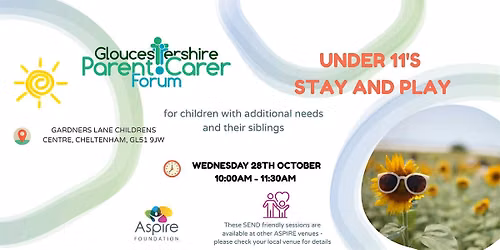 Aspire Under 11's Stay and Play October