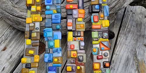 September Chimes Fused Glass Windchimes