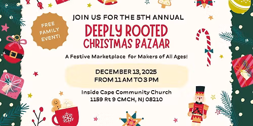 5th Annual Kids Christmas Bazaar Fundraiser at Deeply Rooted Learning Center
