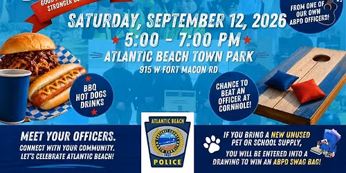ABPD Blue Badge Bash - Cookout with a Cop FREE EVENT