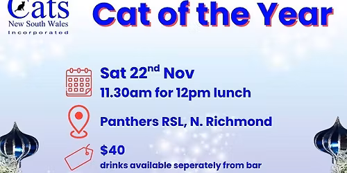 Cats NSW Cat of The Year