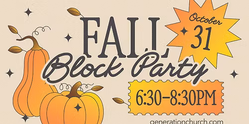 Fall Block Party 2025