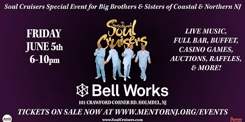 Soul Cruisers at 50th Anniversary Celebration for Big Brothers Big Sisters of Coastal & Northern NJ