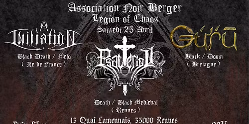 \u01e4\u1ee9\u0155\u016b + Initiation + Psalterion @ L'Uzine, RENNES