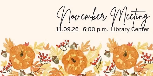 November Meeting