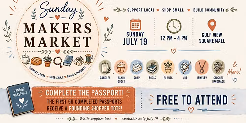3rd Sunday Makers Market @the Mall