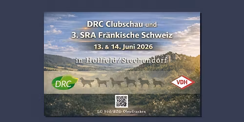 DRC Clubschau 2026 und 3. SRA Fr\u00e4nkische Schweiz