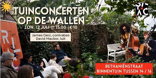 Tuinconcerten op de Wallen: James Oesi & David Mackor