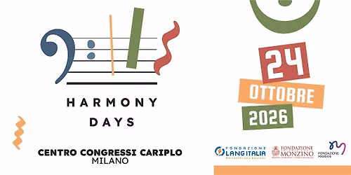 Harmony Days 2026 - 2^ edizione