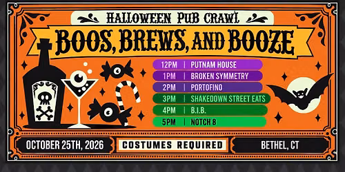 Downtown Bethel Halloween Pub Crawl