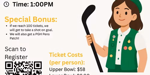 Peters & South Park Girl Scouts at the PGH Pens