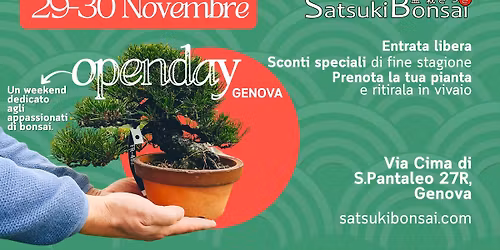 Open Day Satsuki Bonsai Genova