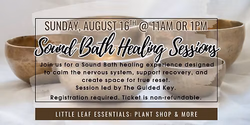 Sound Bath Sessions