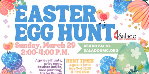 Salado UMC Easter Egg Hunt