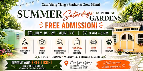 Farmer\u2019s Market in The Garden