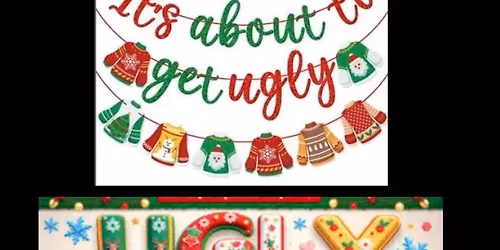 Ugly Christmas sweater party