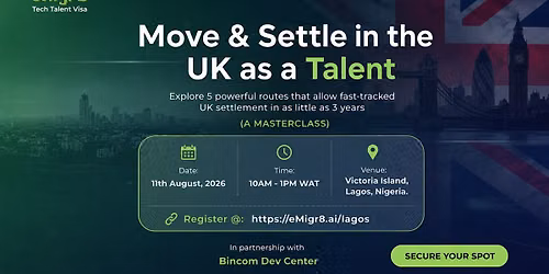 Move & Settle in the UK as a Talent Masterclass