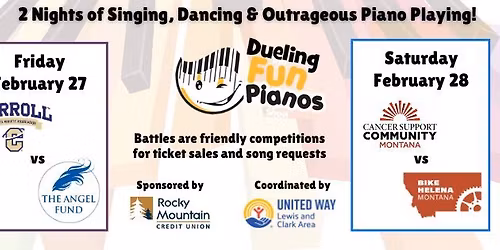 Dueling Pianos Fundraiser Friday & Saturday Battles
