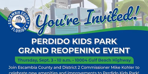 Perdido Kids Park Grand Reopening Event